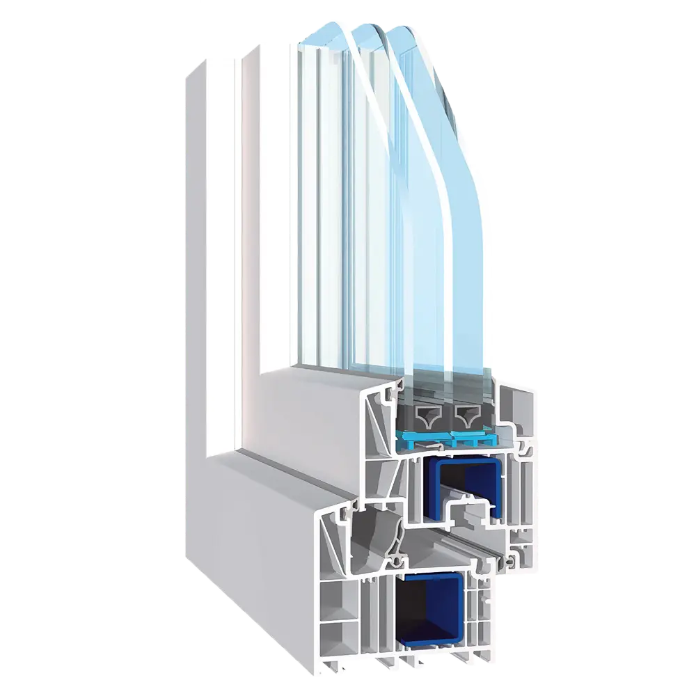 Spaccato del profilo Salamander bluEvolution 82