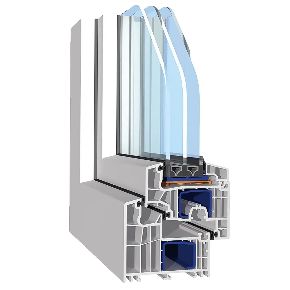 Spaccato del profilo Salamander bluEvolution 92