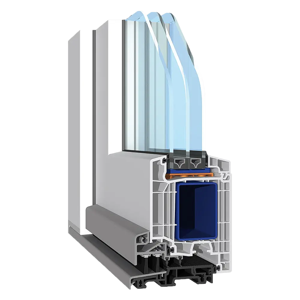 Spaccato del profilo Salamander bluEvolution 92