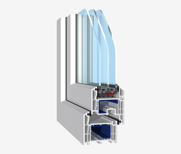 Spaccato del profilo Salamander bluEvolution 73